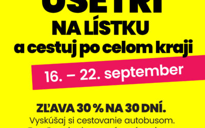 Týždeň mobility – AKCIA!